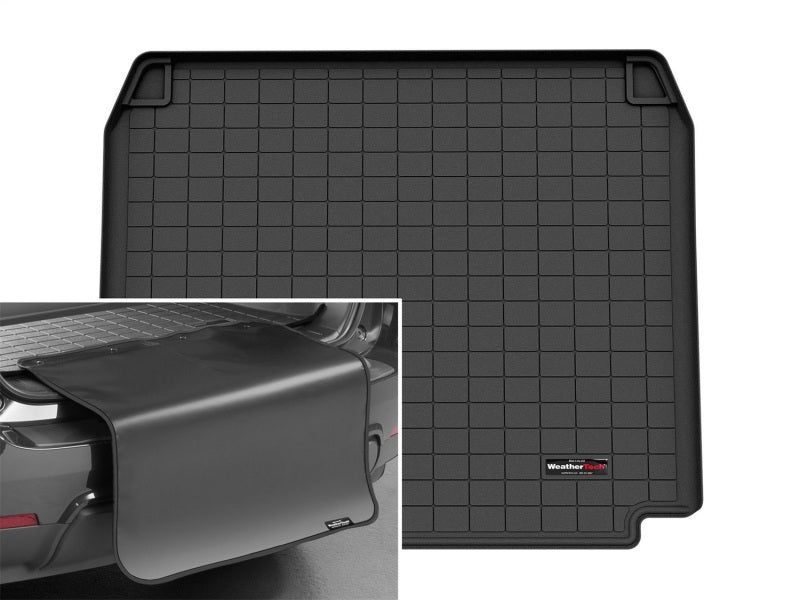 WeatherTech 2021 Aston Martin DBX Behind 2nd Row Seating Cargo Liner w/Bumper Protector - Black