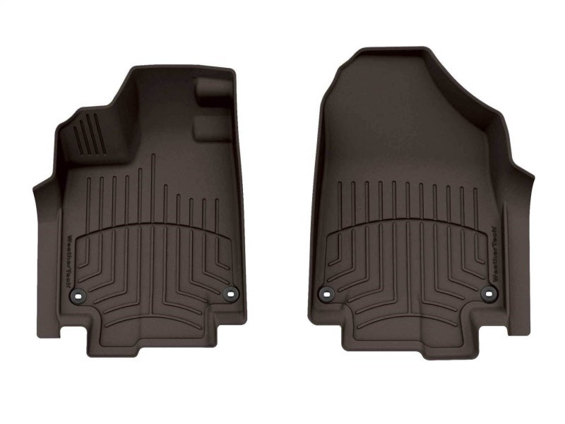 WeatherTech 18-23 Honda Odyssey Front FloorLiner HP - Cocoa