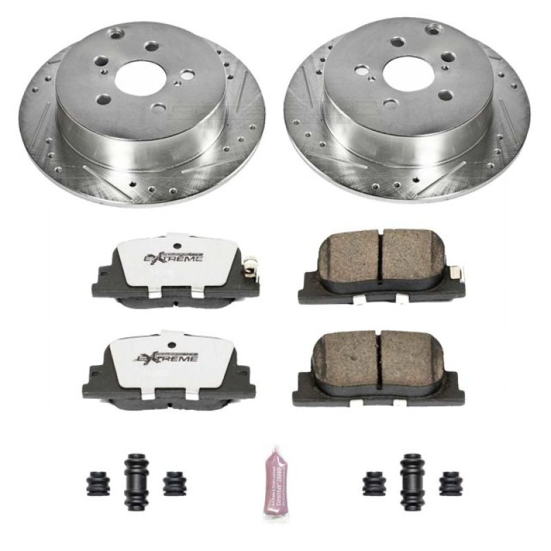Power Stop 03-06 Pontiac Vibe Rear Z26 Street Warrior Brake Kit