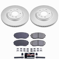Power Stop 07-12 Mazda CX-7 Front Z23 Coated Brake Kit
