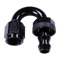 Russell 6AN Twist-Lok 180 Degree Hose End - Black