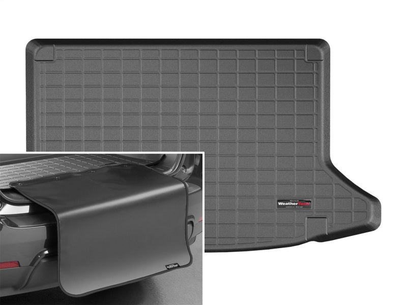 WeatherTech 2019+ Kia Niro EV Cargo With Bumper Protector - Black