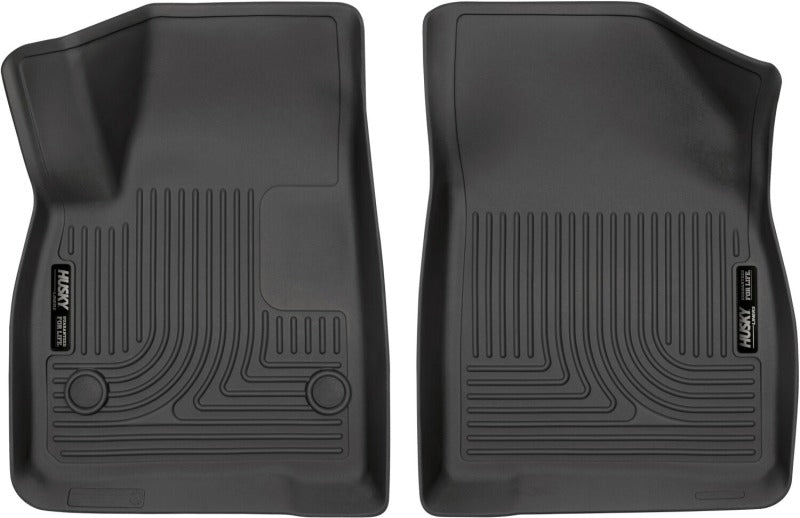 Husky Liners 19-25 Chevrolet Blazer/17-23 GMC Acadia WeatherBeater Front Floor Liner - Black