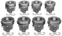 Mahle OE Navistar MaxxForce 7 6.4L Diesel .75MM Piston Set (Set of 8)
