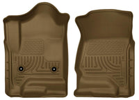 Husky Liners 14 Chevrolet Silverado 1500/GMC Sierra 1500 WeatherBeater Tan Front Floor Liners
