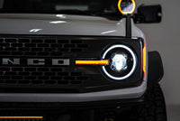 DV8 Offroad 2021-2025 Ford Bronco Black Headlights