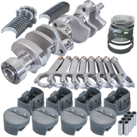 Eagle Chevy LT1 350 1Pc 3.750in Crank 5.700in H-Beam -5cc Flat Top 4.060in Pistons Rotating Assembly