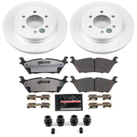 Power Stop 18-21 Ford Expedition Rear Z36 Coated Truck & Tow Brake Kit