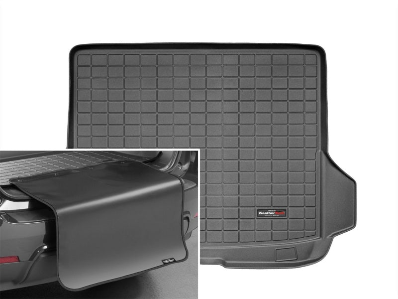WeatherTech 2010+ BMW 5 Series Gran Turismo Cargo Liner w/Bumper Protector - Black