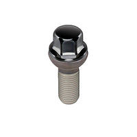 McGard Hex Lug Bolt (Radius Seat) M14X1.5 / 17mm Hex / 27.5mm Shank Length (Box of 50) - Black