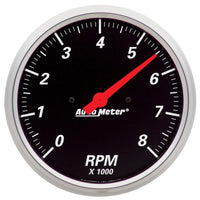 Autometer Designer Black 3-1/8in Electrical 7k RPM Tachometer