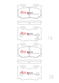DBA 09-20 Nissan 370Z RP Performance Rear Brake Pads