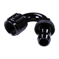 Russell 8AN Twist-Lok 150 Degree Hose End - Black