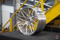Vossen GEN-03 21x13 / 5x130 / ET15 / 67 / CNTR Lock Nut - Brushed Gloss Clear Wheel
