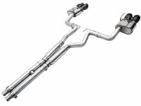 AWE 2024 Ford Mustang GT Fastback S650 RWD SwitchPath Cat-Back Exhaust w/ Quad Diamond Black Tips