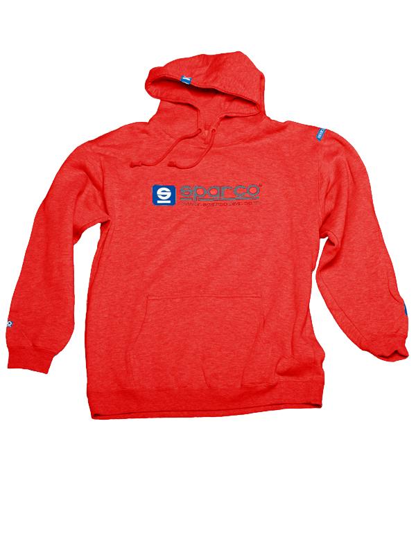 Sparco Sweatshirt Hooded WWW Red XLRG