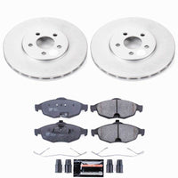 Power Stop 01-06 Chrysler Sebring Front Z23 Coated Brake Kit