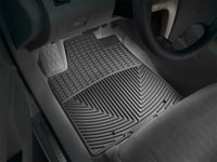 WeatherTech 08-13 Toyota Highlander Front Rubber Mats - Black