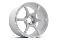 Advan RG-4 18x8.5 +30 5x114.3 Racing White Metallic and Ring Wheel
