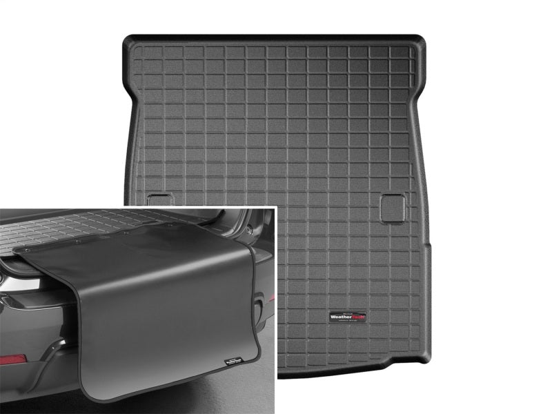 WeatherTech 2017+ Lincoln Continental Cargo Liner w/ Bumper Protector - Black