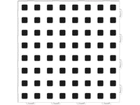 WeatherTech TechFloor - 3in X 12in Tiles(Right Loop) - White/Black **Order in Qtys of 10