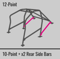 Cusco 2 Passenger 6Pt Chromoly Dash Escape Roll Cage Subaru BRZ / Scion FR-S (S/O / No Cancel)