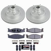 Power Stop 94-01 Ford E-150 Econoline Front Z23 Coated Brake Kit