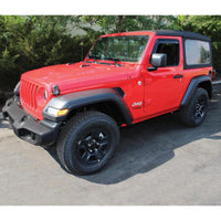 Westin 2018-2019 Jeep Wrangler JL In-Channel Wind Deflector 2pc - Smoke
