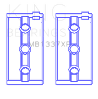 King Engine Bearings Kawasaki ZX-14 (2006-2011) #2/4 (Size +0.25mm) Main Bearing Set