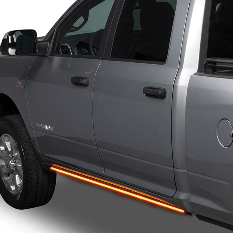 Putco 15-24 Chevrolet Silverado / GMC Sierra HD Blade Rocker Kits Sideliners - Amber/White