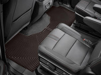 WeatherTech 2021+ Cadillac Escalade Rear Rubber Mats - Cocoa