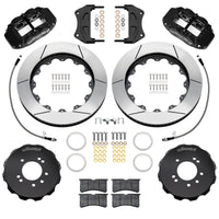 Wilwood 89-98 Nissan 240SX/89-94 Skyline/90-96 300ZX Superlite 6R Fr BBK w/ 14in SLT Rotors - Black