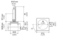 Hella Xenon D1S Bulb PK32d-2 85V 35W 4300k