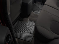 WeatherTech 05+ Nissan Xterra Rear Rubber Mats - Black