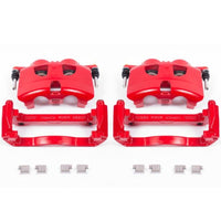 Power Stop 12-19 Ford F-150 Front Red Calipers w/Brackets - Pair