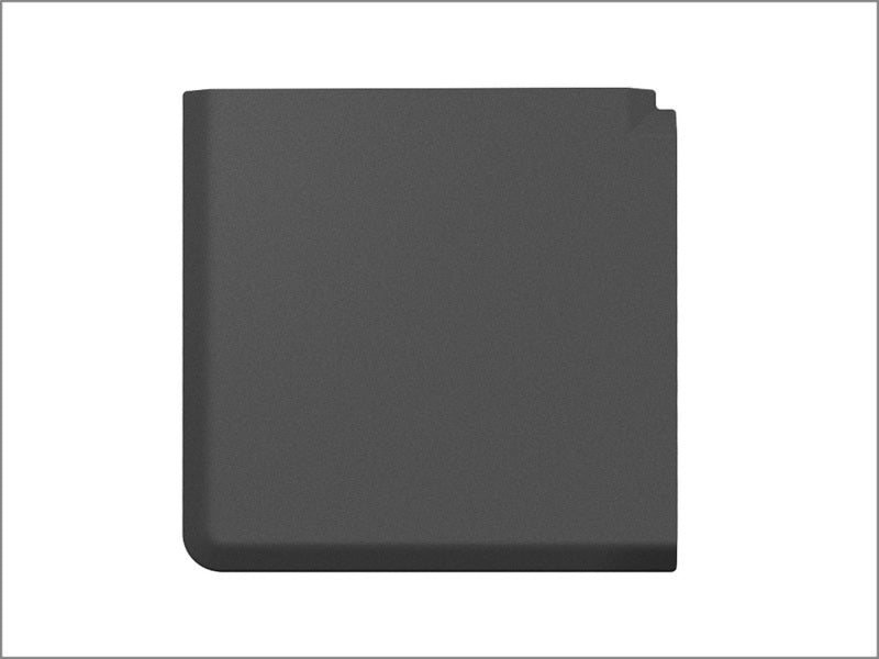 WeatherTech Comfort Mat Connect Corner Mat 25 x 25in. Stone - Black