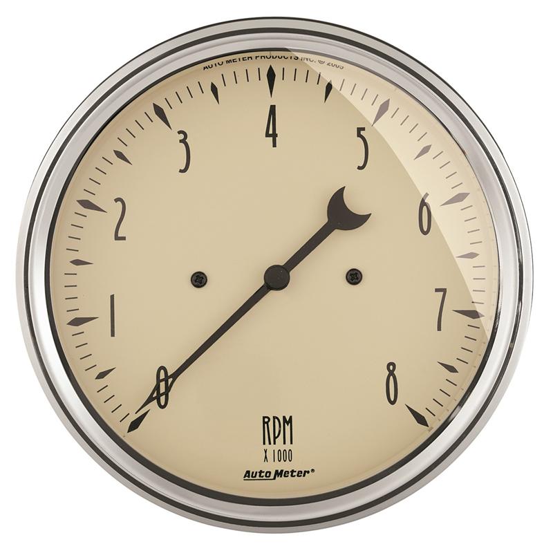 AutoMeter Gauge Kit 5 Pc. 3-1/8in. & 2-1/16in. Elec. Speedometer Antique Beige