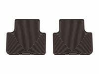 WeatherTech 17-25 Audi Q7 2nd Row Rear All-Weather Floor Mats - Cocoa