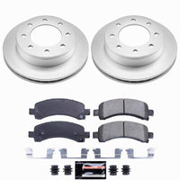 Power Stop 03-20 Chevrolet Express 2500 Rear Z23 Coated Brake Kit