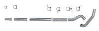 Diamond Eye KIT 5in Catback MFLR RPLCMENT PIPE Single AL: 94-97 FORD 7.3L F250/F350 PWRSTROKE