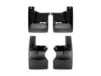 WeatherTech 20-24 Chevrolet Silverado 2500/3500HD Dually w/o OE Spsh Guard No Drill Mudflaps - Black