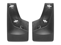WeatherTech 07-13 Chevrolet Silverado No Drill Mudflaps - Black