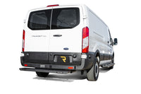 N-Fab Growler Fleet 2019 Ford Transit Van - Rear Door Step - Tex. Black