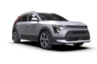 Rally Armor 23-25 Kia Niro SG2 Black UR Mud Flap Blue Logo