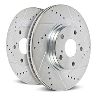 Power Stop 2021 Lincoln Corsair Front Drilled & Slotted Rotor (Pair)