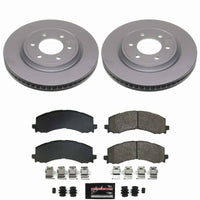 Power Stop 22-25 Ford Bronco Front Z23 Coated Brake Kit