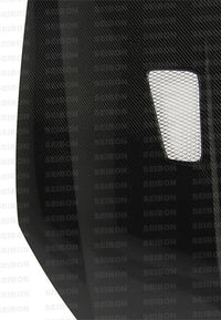 Seibon 10-11 VW Golf GTI 5K/MK6 TM Carbon Fiber Hood w/ Shaved Emblem
