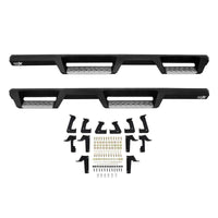 Westin 07-18 Jeep Wrangler JKU 4dr. HDX Stainless Drop Nerf Step Bars - Tex. Blk