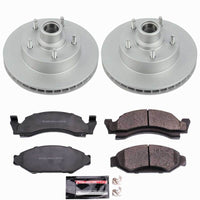Power Stop 75-83 Ford E-100 Econoline Front Z23 Coated Brake Kit