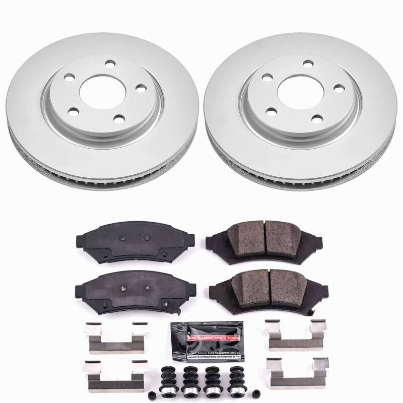 Power Stop 2004 Pontiac Grand Prix Front Z23 Coated Brake Kit